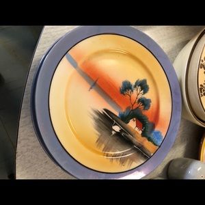 Vintage Hand Painted Plates Made In Japan Nature